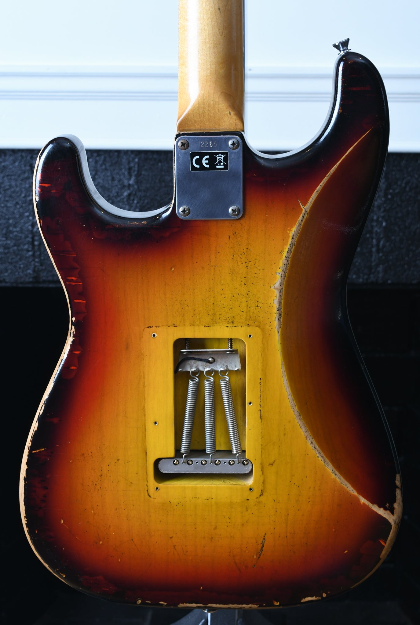 2021 Nacho Contour Body Sunburst Tortoise pickguard #2265