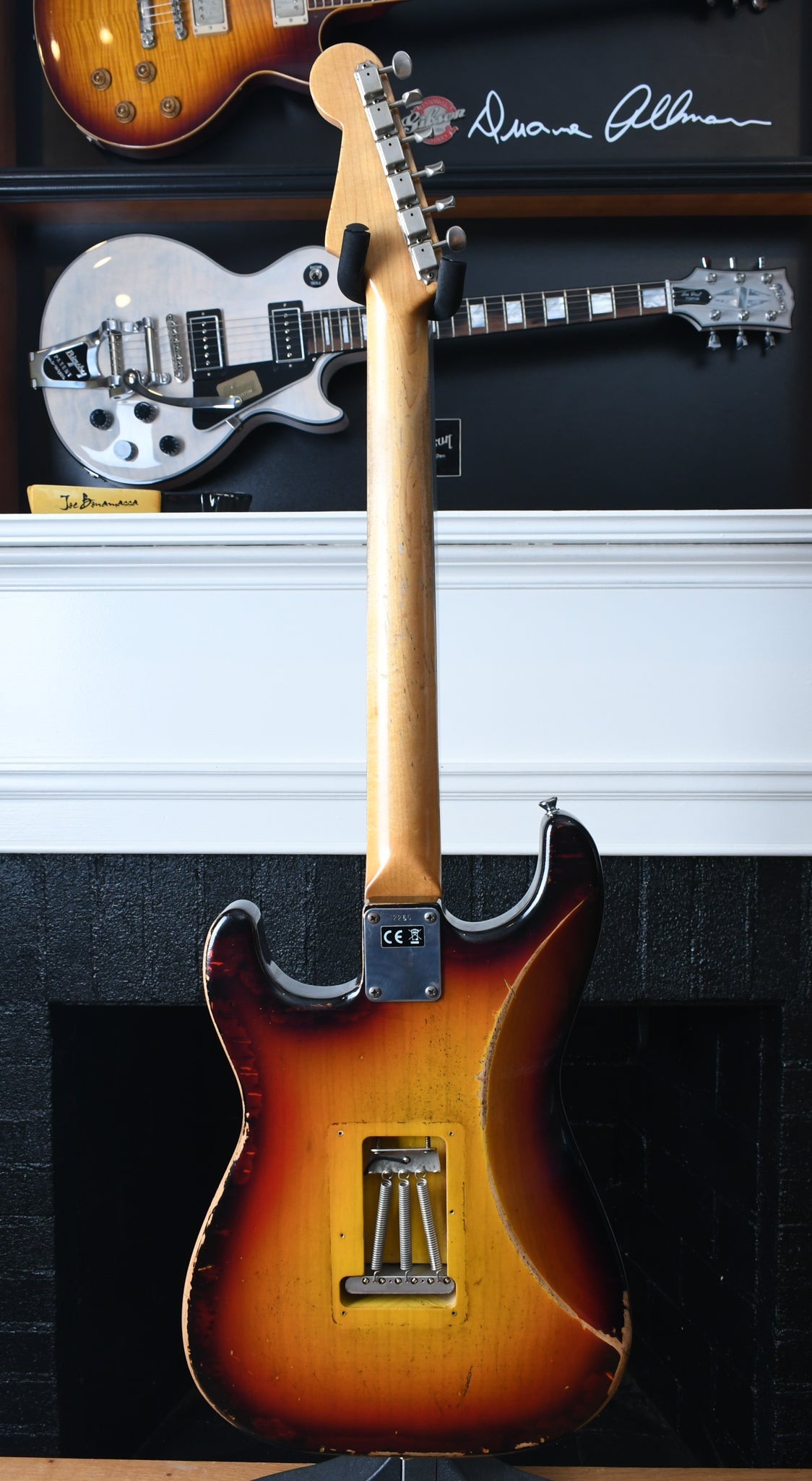 2021 Nacho Contour Body Sunburst Tortoise pickguard #2265