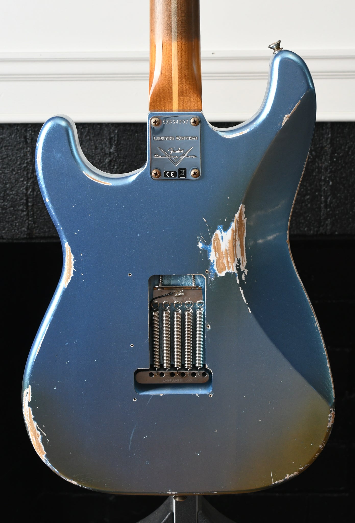 2018 Partscaster Stratocaster Build Fender Custom Shop, Ancho Poblano, MJT, Danocaster Lake Placid Blue