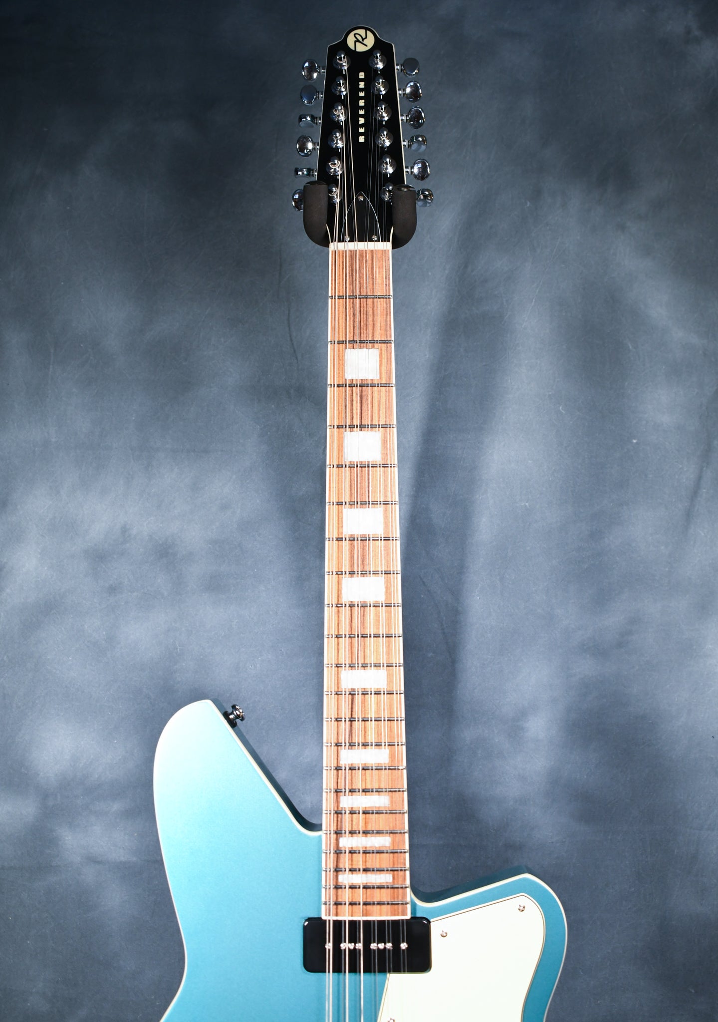 Reverend Airwave 12 String Deep Sea Blue HARDSHELL CASE INCLUDED !