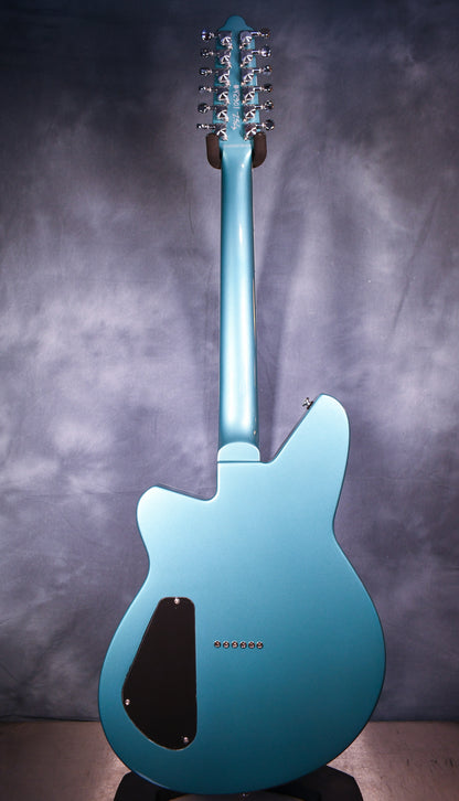 Reverend Airwave 12 String Deep Sea Blue HARDSHELL CASE INCLUDED !