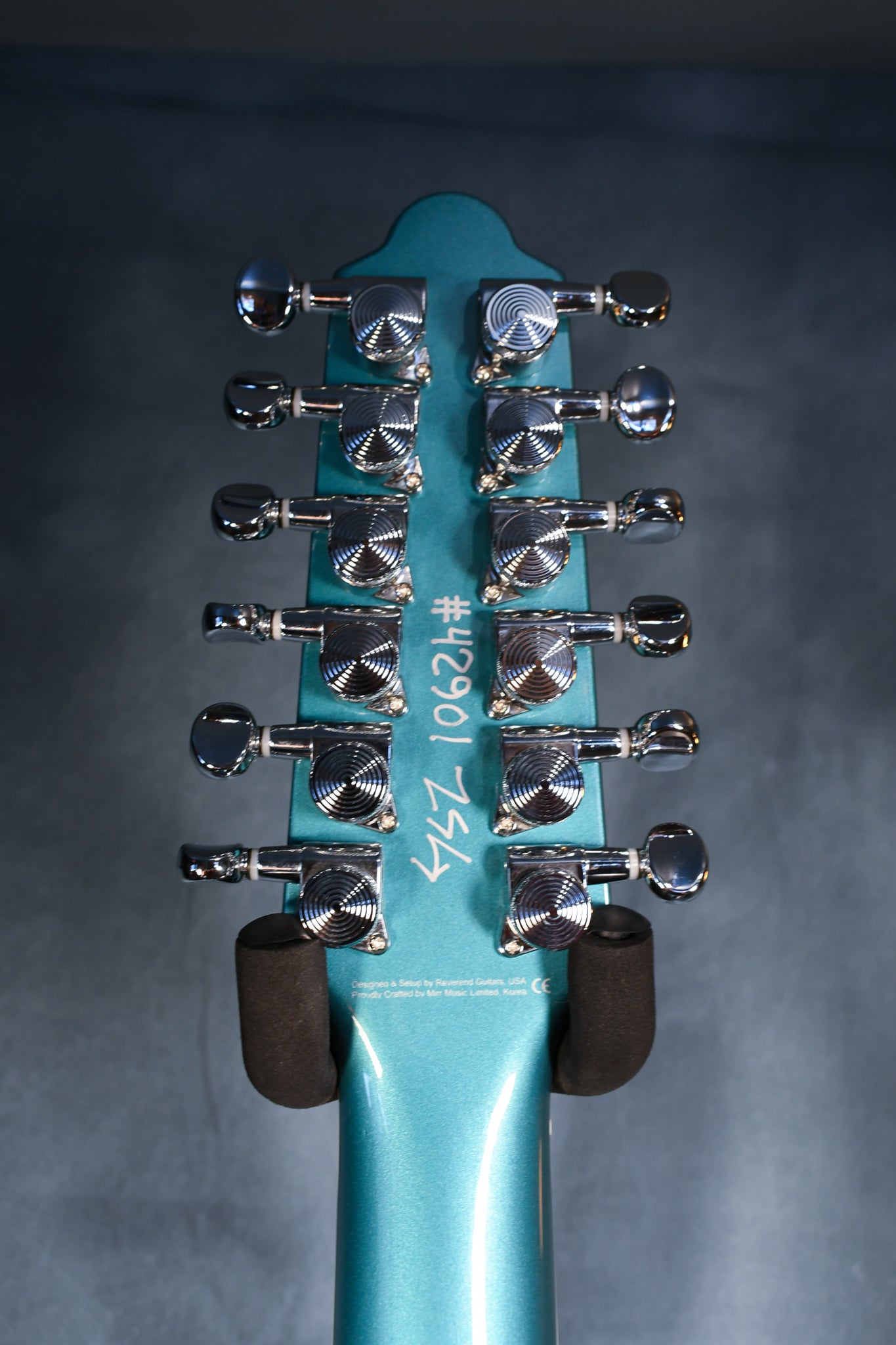 Reverend Airwave 12 String Deep Sea Blue HARDSHELL CASE INCLUDED !