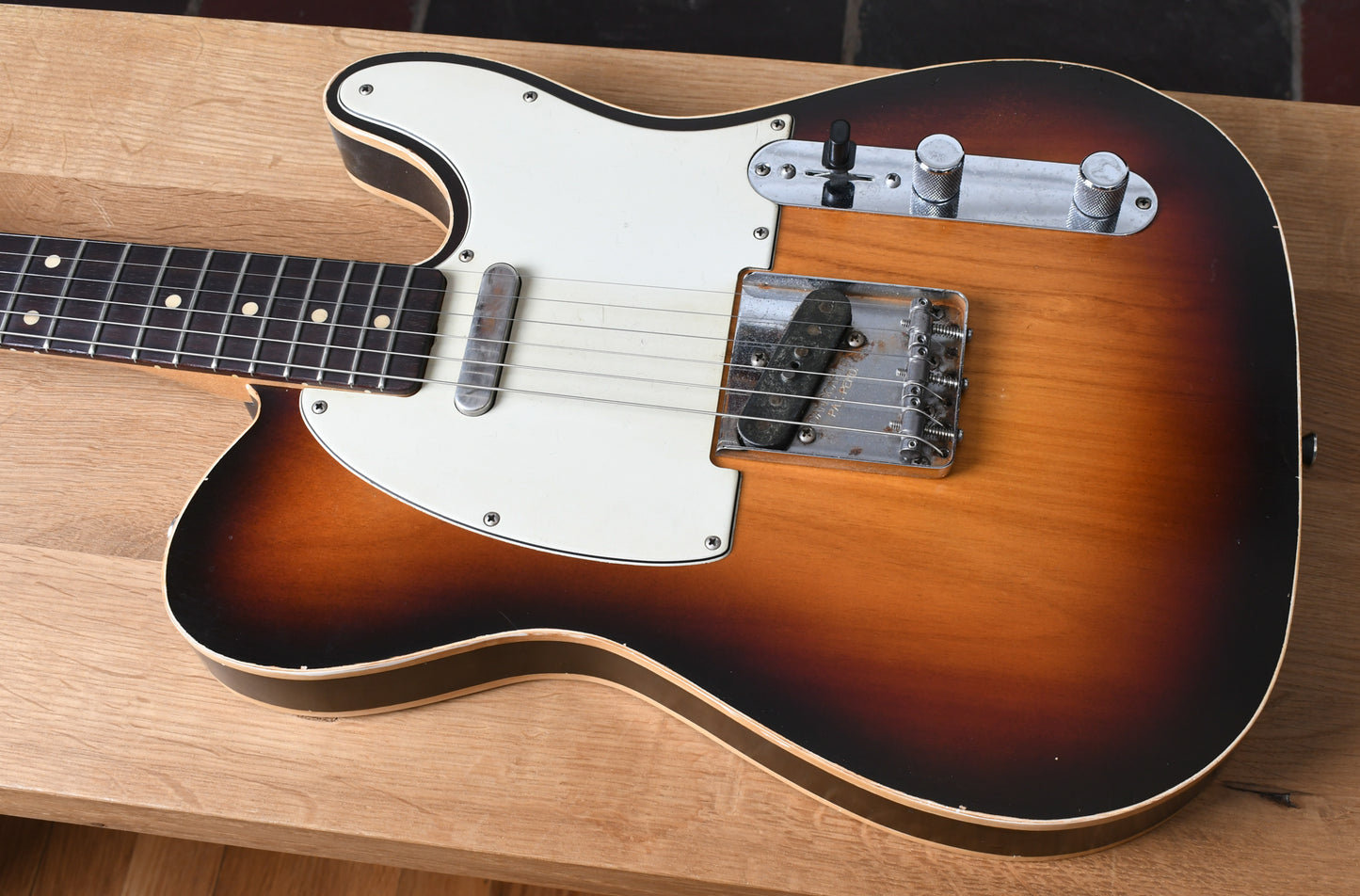 2021 Danocaster Single Cut Custom Sunburst