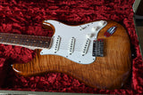 2013 Fender Select Stratocaster Exotic Quilt Iced Tea Burst