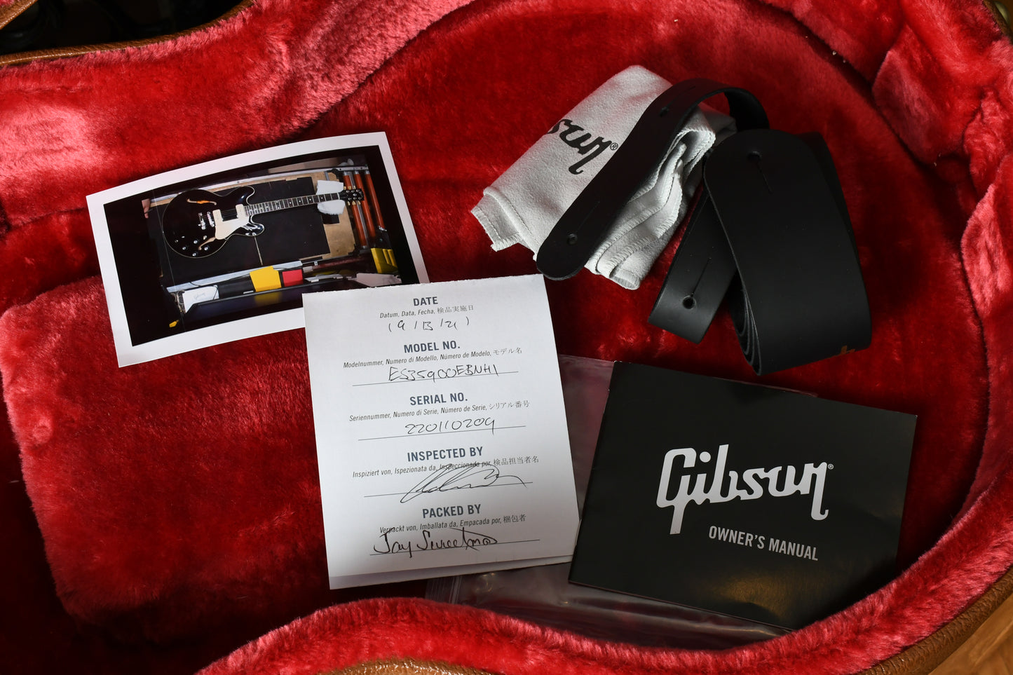 2021 Gibson "Exclusive" ES-335 P-90 Ebony
