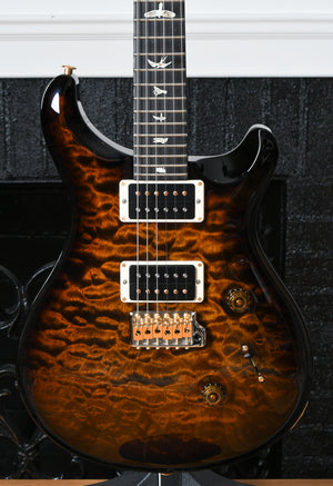 Paul Reed Smith PRS Custom 24 10 Top Quilt Black Gold Wrap Flamed Maple Neck/Ebony Board