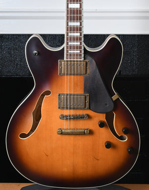 2014 Washburn HB36K VSBK Semi-hollow vintage sunburst matte finish 335