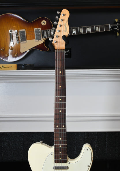 2021 Danocaster Single Cut, Olympic White with Budz 2.0 pickups