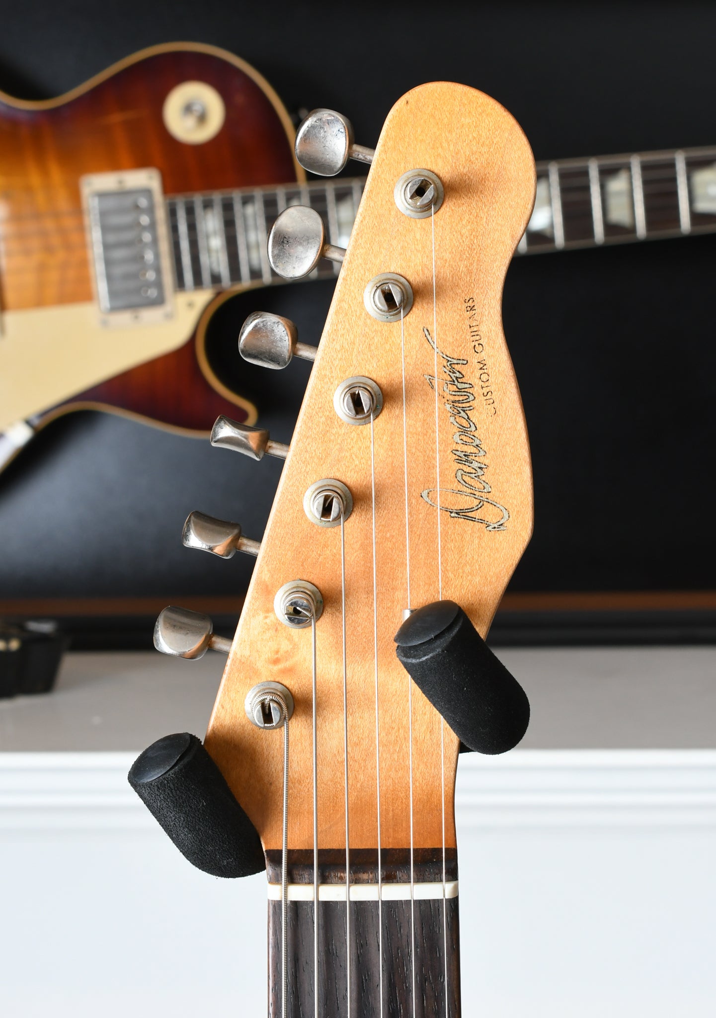 2016 Danocaster Single Cut, Aged Firemist Gold with Fred Stuart Blackguard pickups