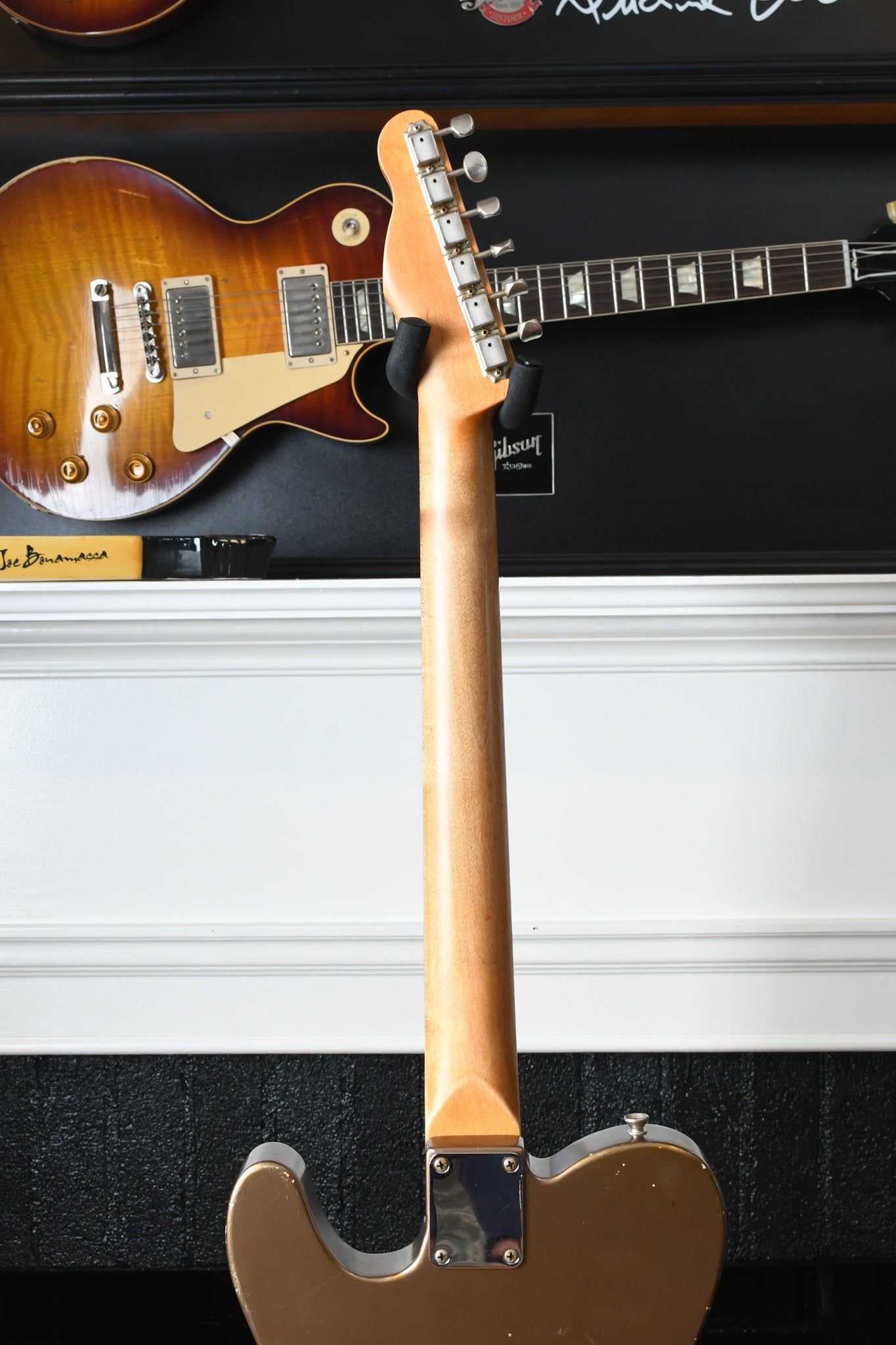 2016 Danocaster Single Cut, Aged Firemist Gold with Fred Stuart Blackguard pickups