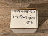 Stomp Under Foot 1973 Rams Head "Kit Rae" #6 Red Sparkle