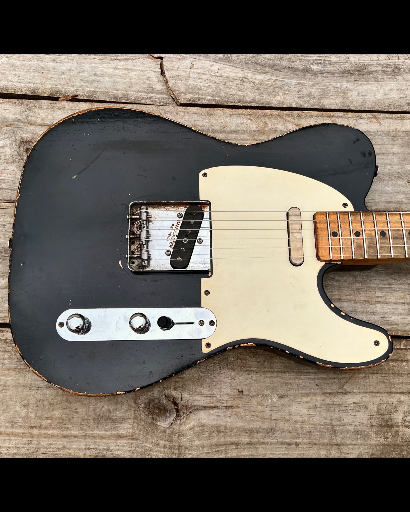 NEW Danocaster Single Cut Black