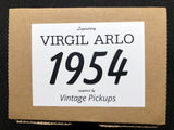 Virgil Arlo Model 1954 Strat Pickups - White Covers, Vintage Tone